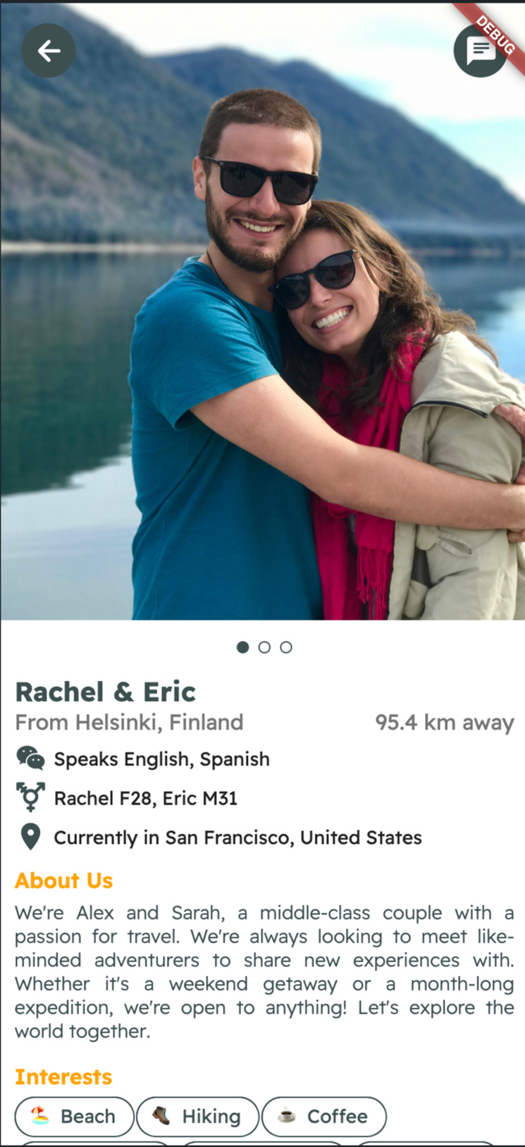 Tandem App Screenshot
